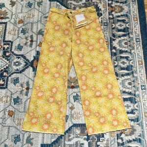 Zara marine straight sunflower jeans! Size 12